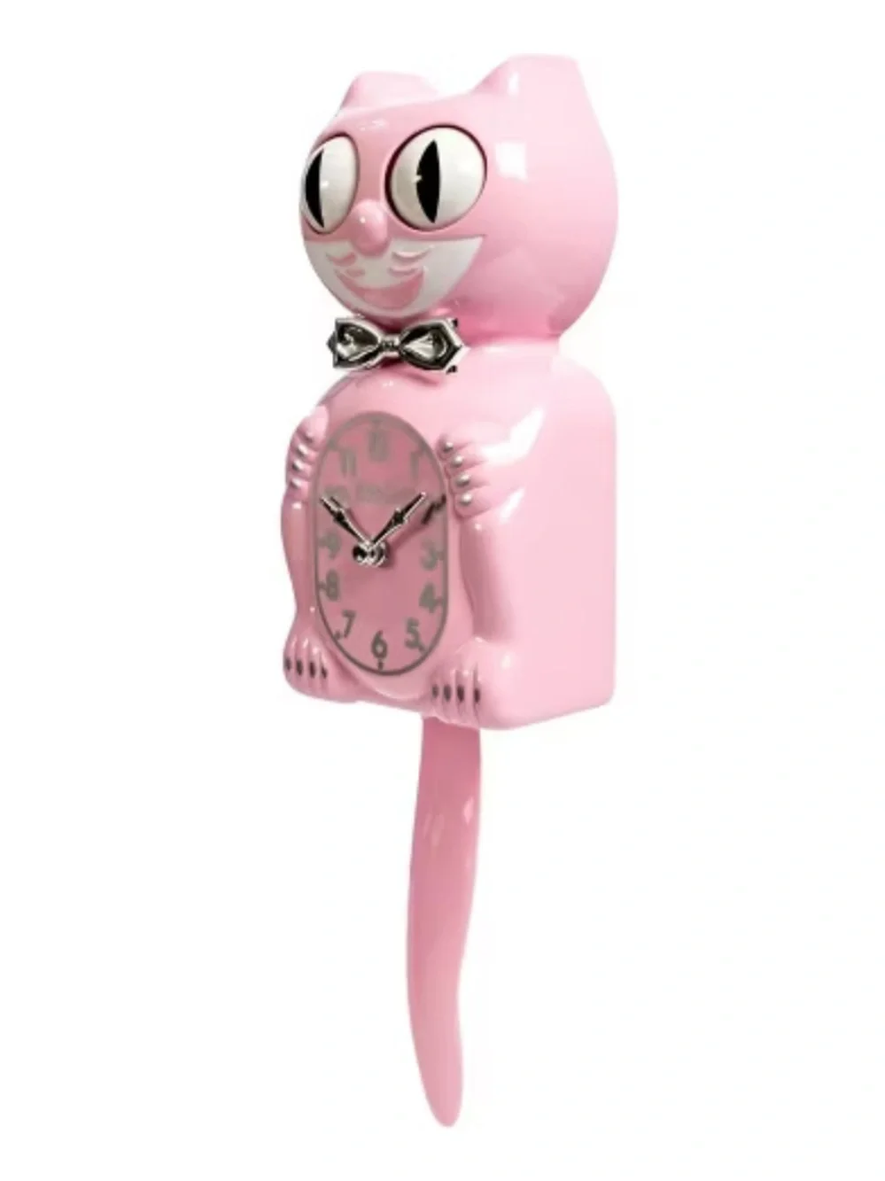 Pink Kit-Cat Style Pendulum Wall Clock rare